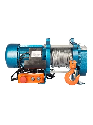 Лебедка электрическая CD-1000-А 380V 1,0 тн с канатом 100 м