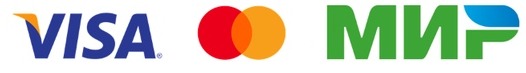 Платёжные системы Visa, Mastercard и Мир