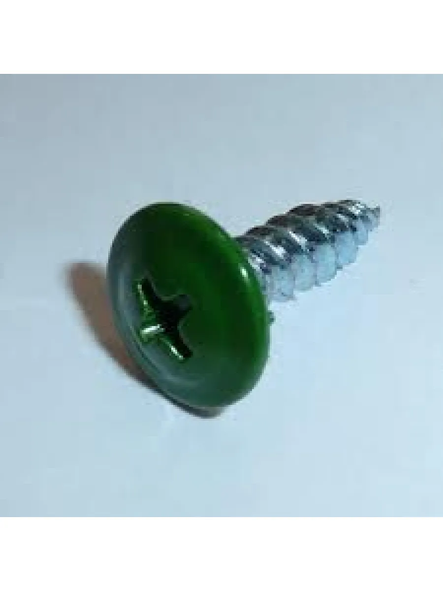 Саморезы с п/ш острие 4,2х13 6005 темно-зеленый (упаковка  500шт.) POWER FASTEN