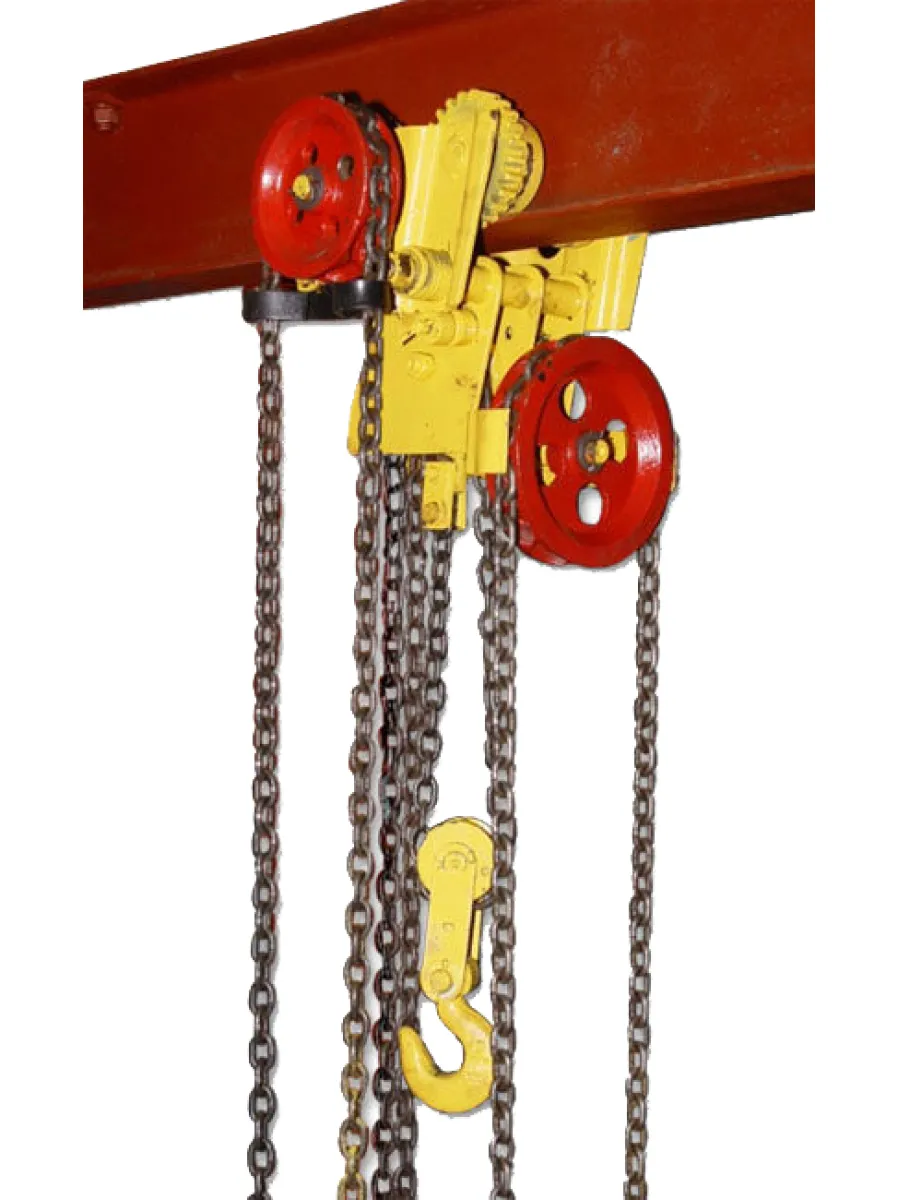 Таль ручная червячная передвижная ТРЧП  8,0 тн 12 м (балка 45М)