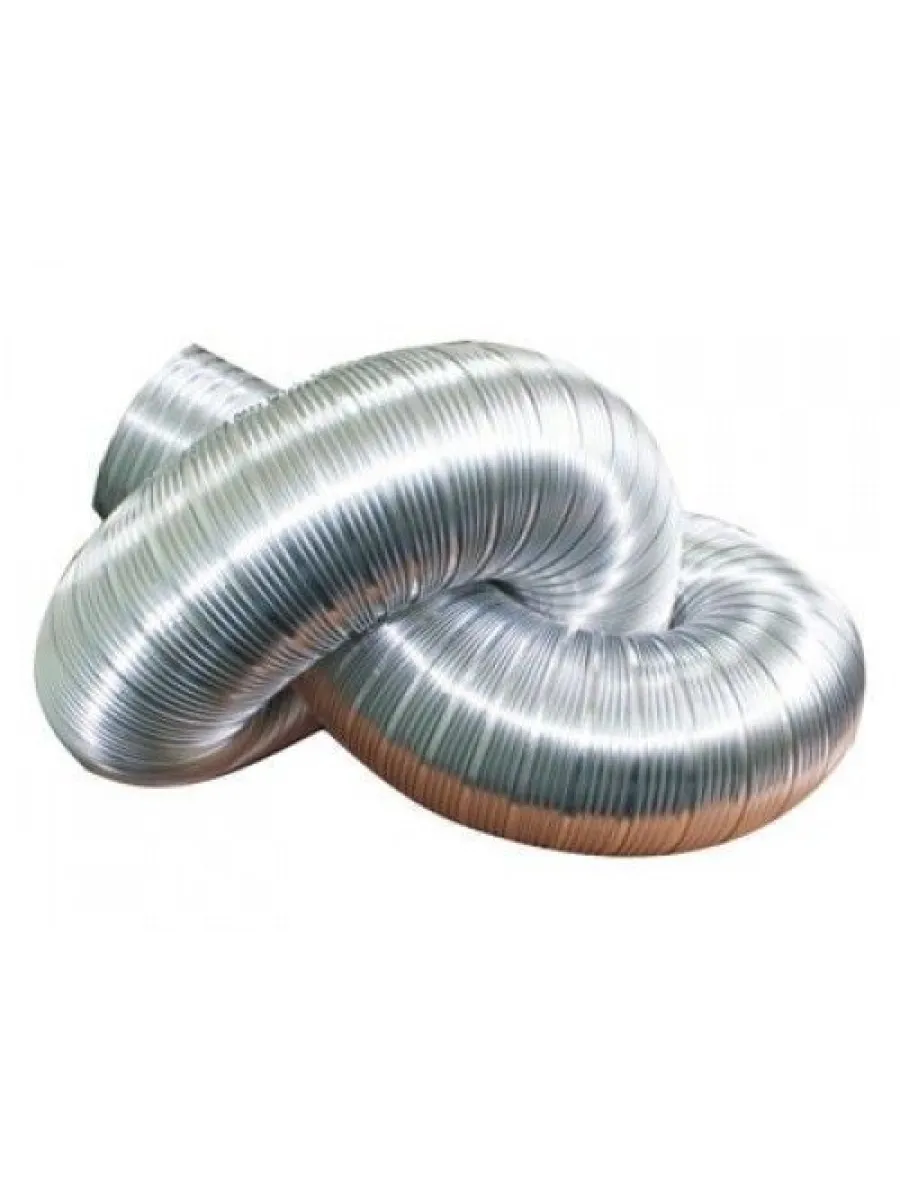 Воздуховод гибкий алюминиевый, гофр. d125 L до 3м