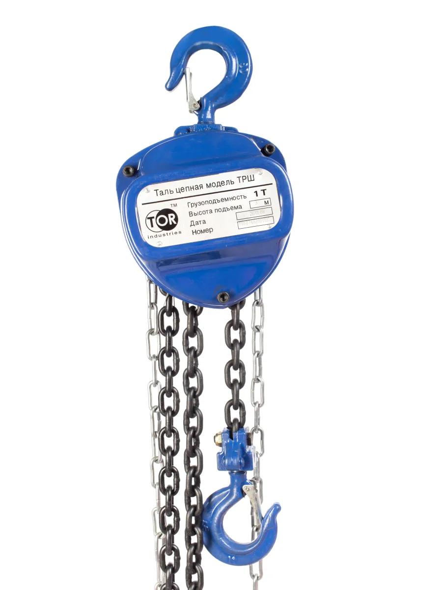 Таль ручная цепная  1,0 тн Н= 3 м FORCE LIFTING