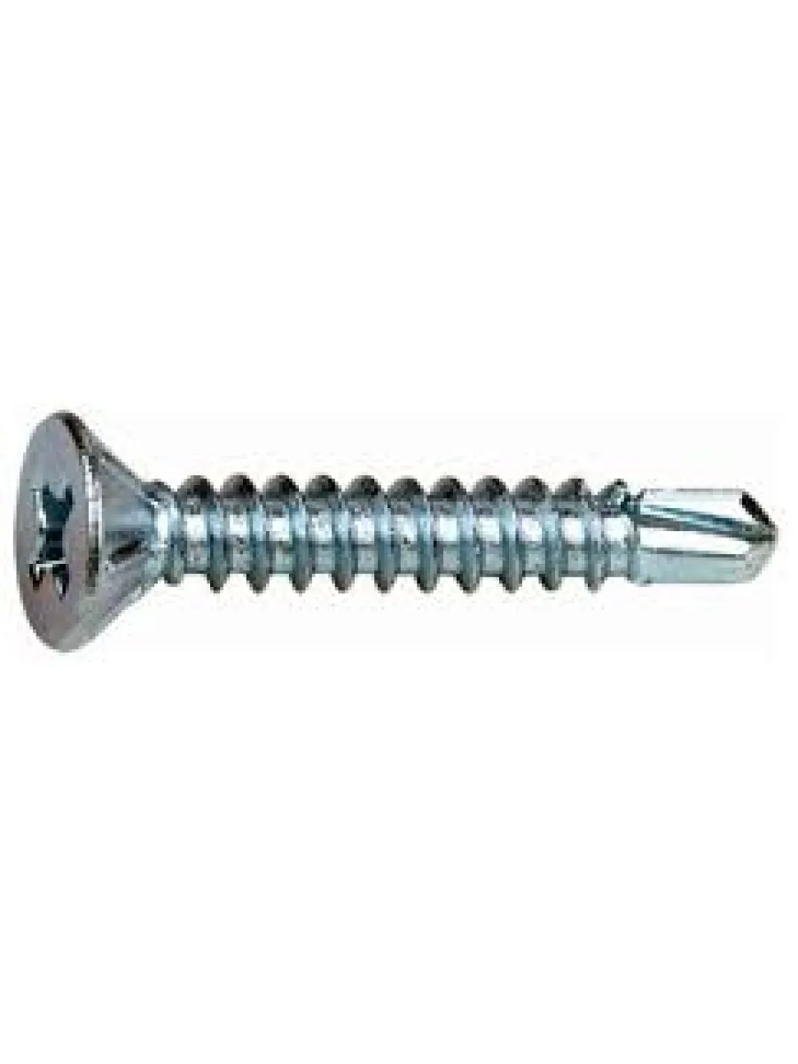 Саморез DIN7504P/O (JP82) потай. с буром 5,5x50 Zn (упаковка 450шт.) POWER FASTEN