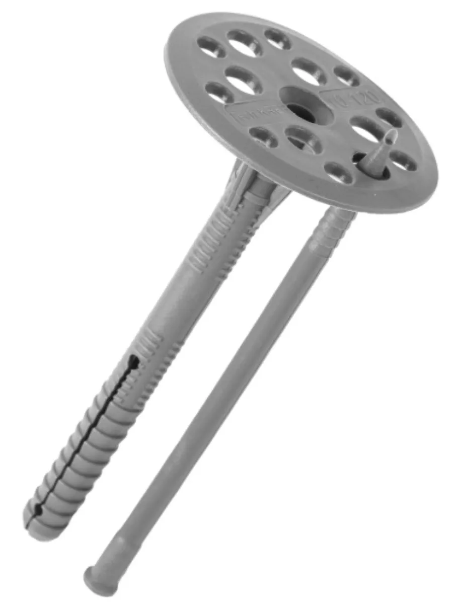 Дюбель для изоляции (пластик. гвоздь) 10х140 (упак.500шт)