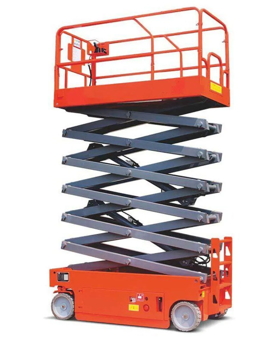 Подъемник ножничный передвижной самоходный GTJZ 320 кг 12 м (автономный)