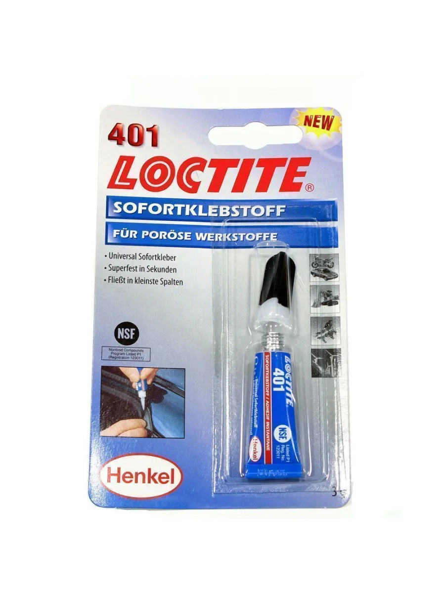 Клей Локтайт 454 цианокрилатный моментального отверждения 3 гр.