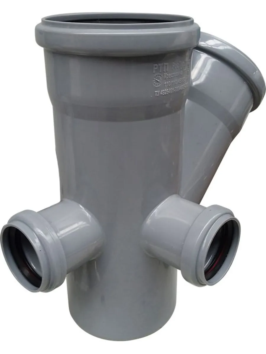 Крестовина двухплоскостная 110х110х45ºх50х50 (левая+тыл)