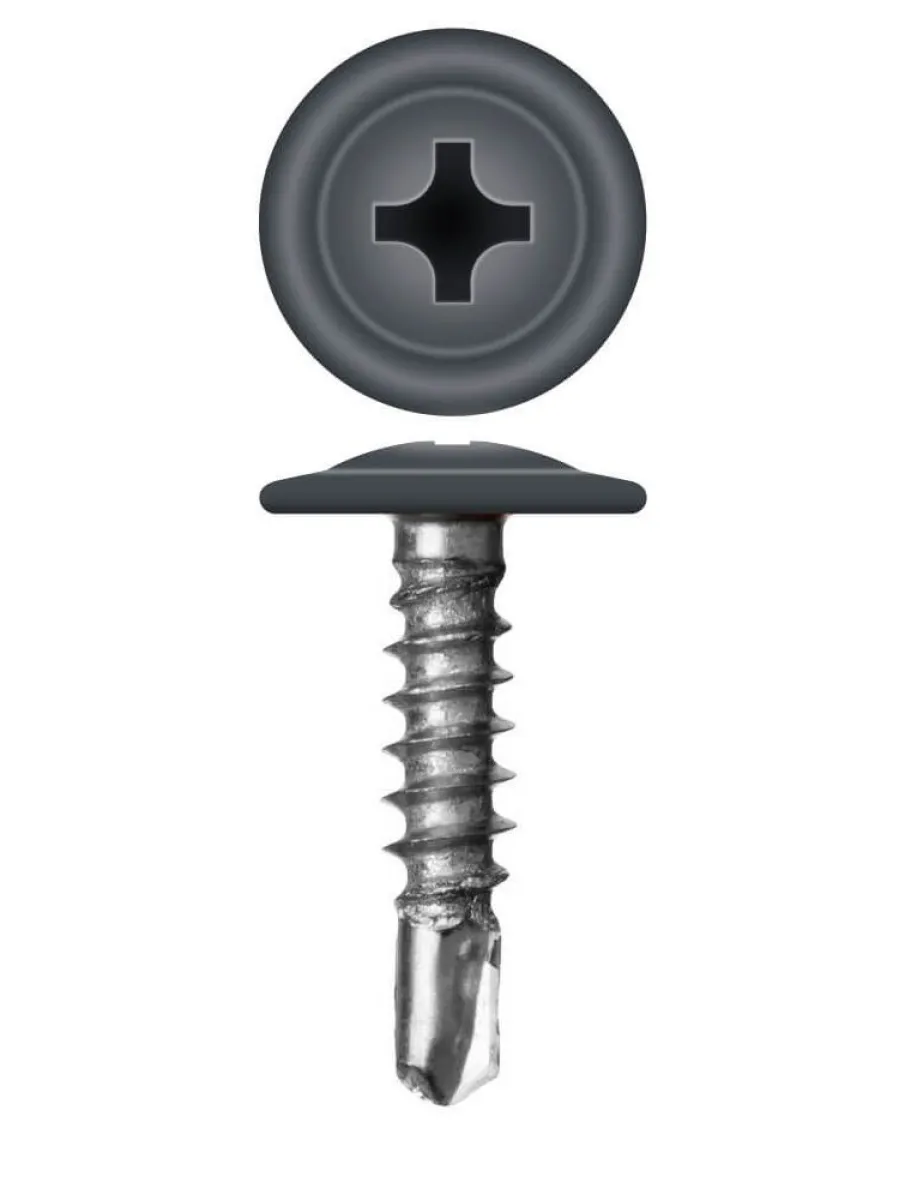 Саморезы с п/ш сверло 4,2х41 7024 графит (упаковка 500шт.)