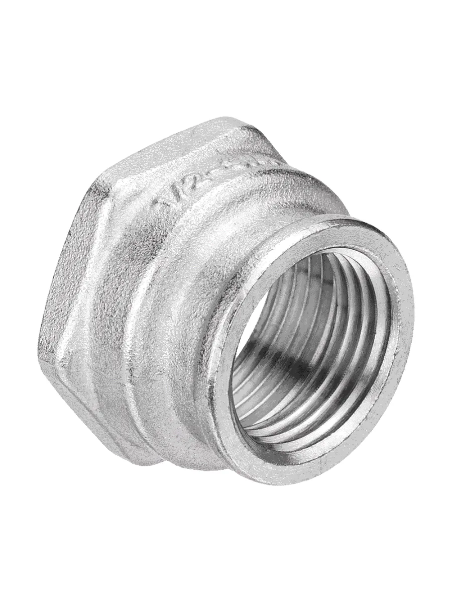 Муфта никелированная переходная 15х20 г/г (1/2х3/4")