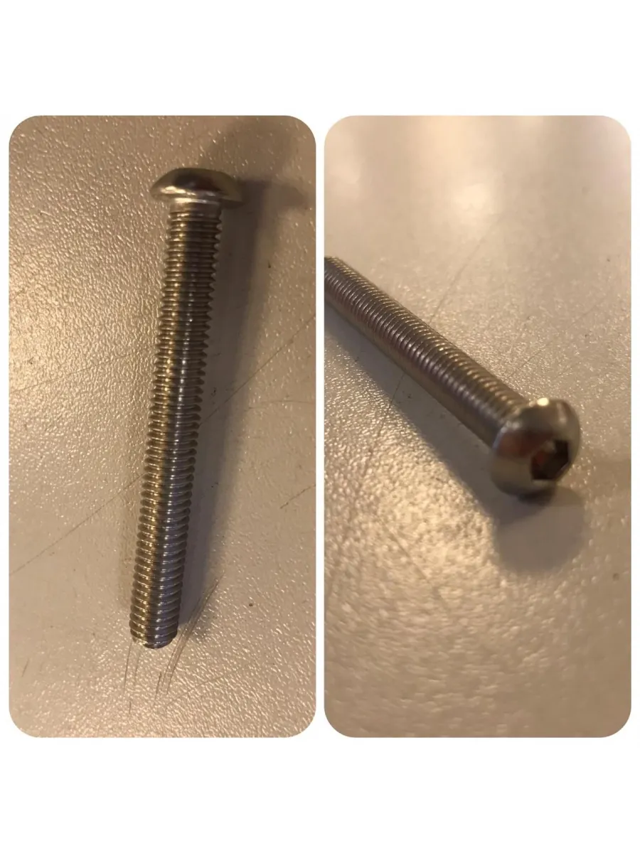 Винт А2 ART 9053 (ISO 7380-1) с полукругл.гол. с внутр.шестигр. НЕРЖАВЕЙКА 10х12