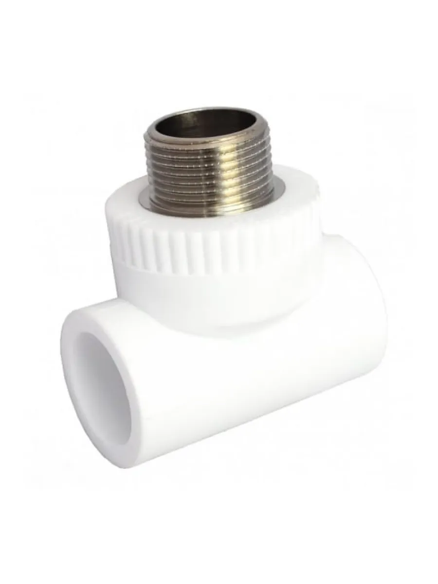 Тройник ППР с наружной резьбой 32х1/2"х32 Valfex