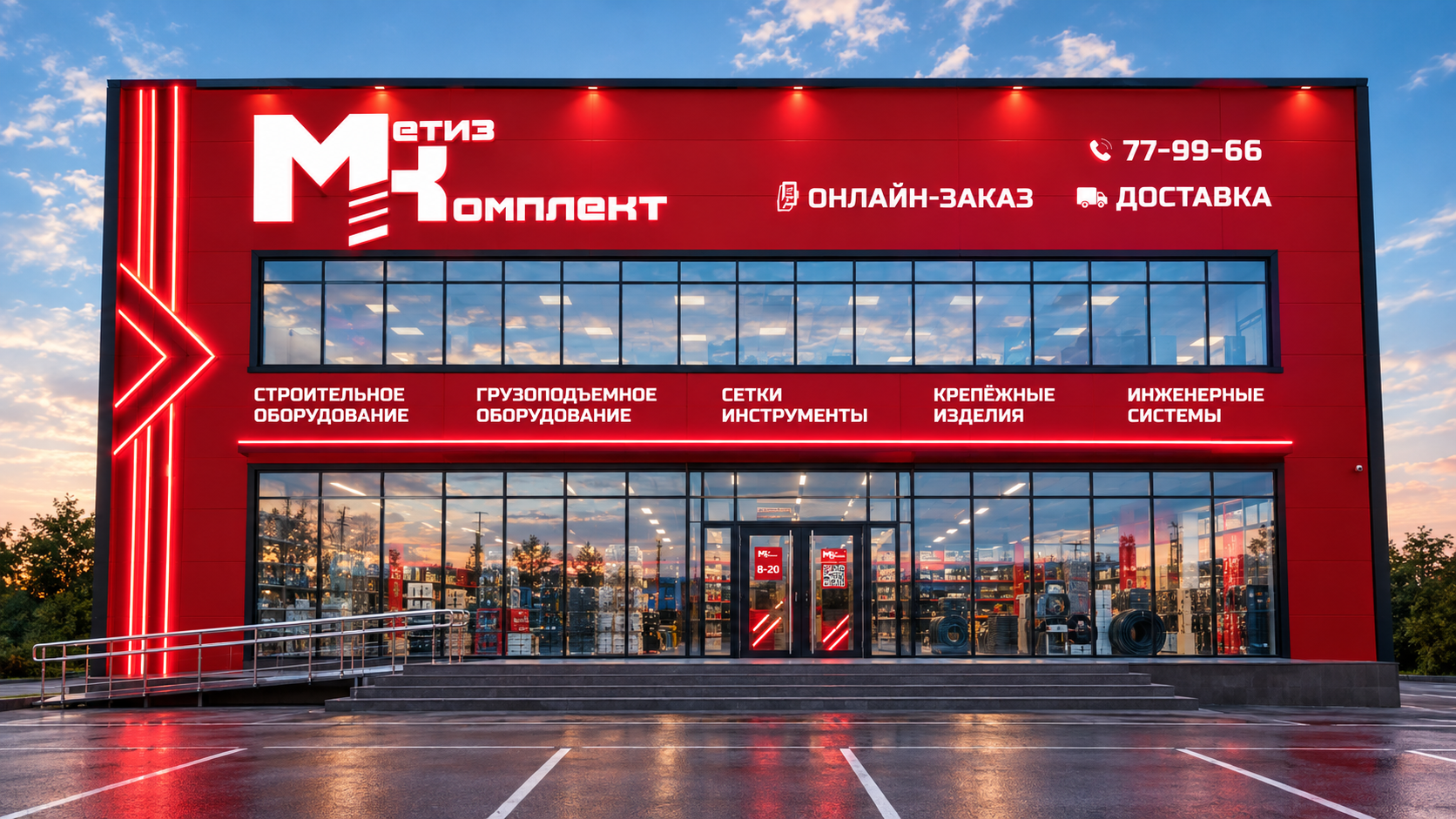 Новый магазин «Метиз Комплект» на Бородинской в Хабаровске
