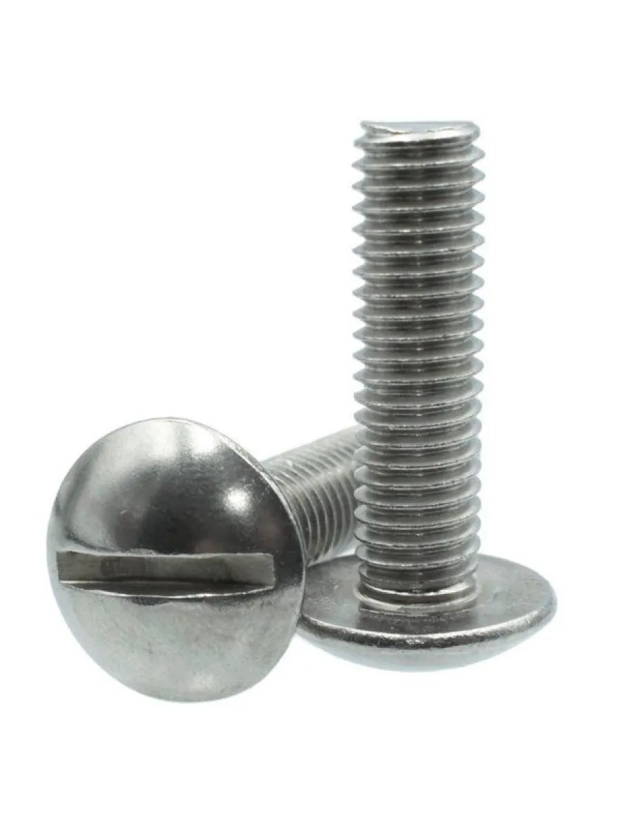 Винт с расширенной низкой полукр.гол., прямой шлиц ART 9056 А2 НЕРЖАВЕЙКА 5х40