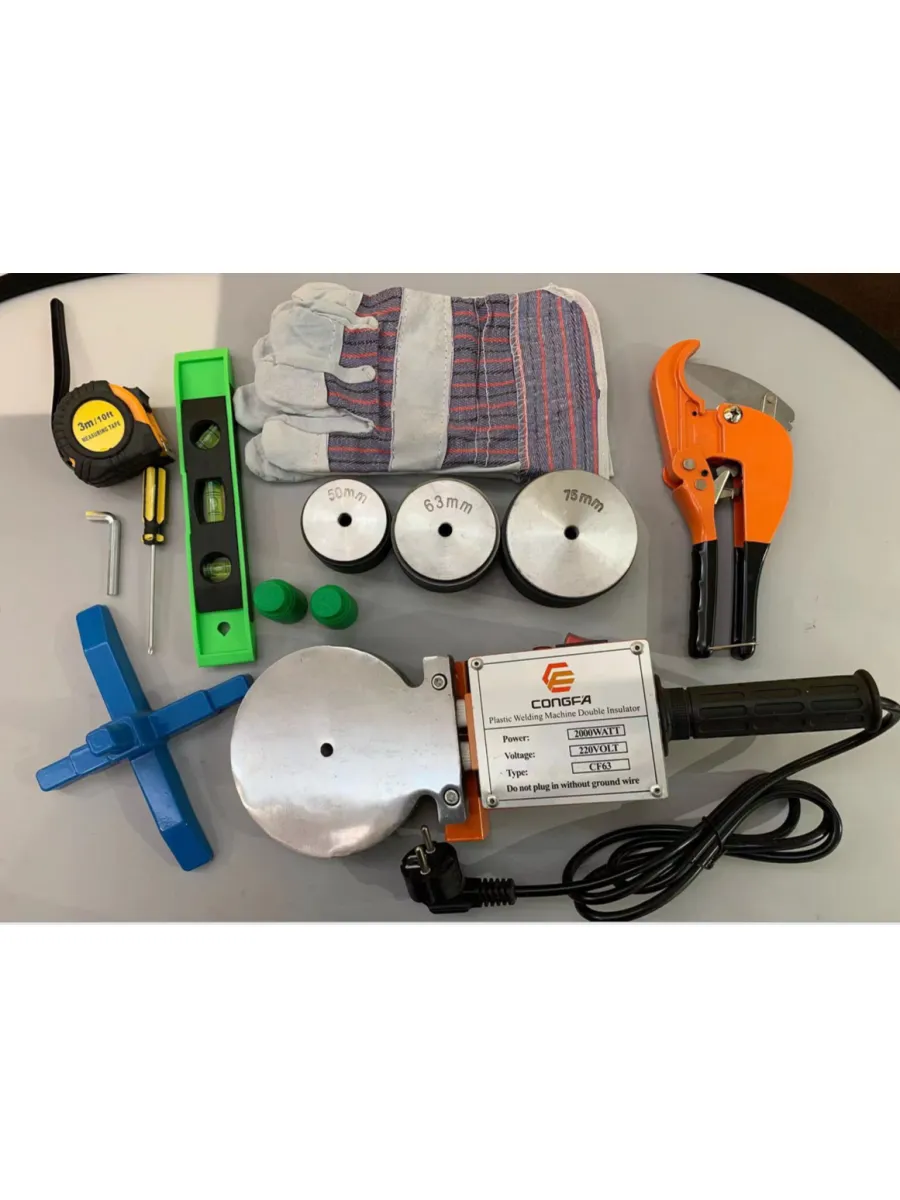 Набор для сварки полипропиленовых труб диаметром 50-75 мм LASTING TOOLS (1000+1000Вт)
