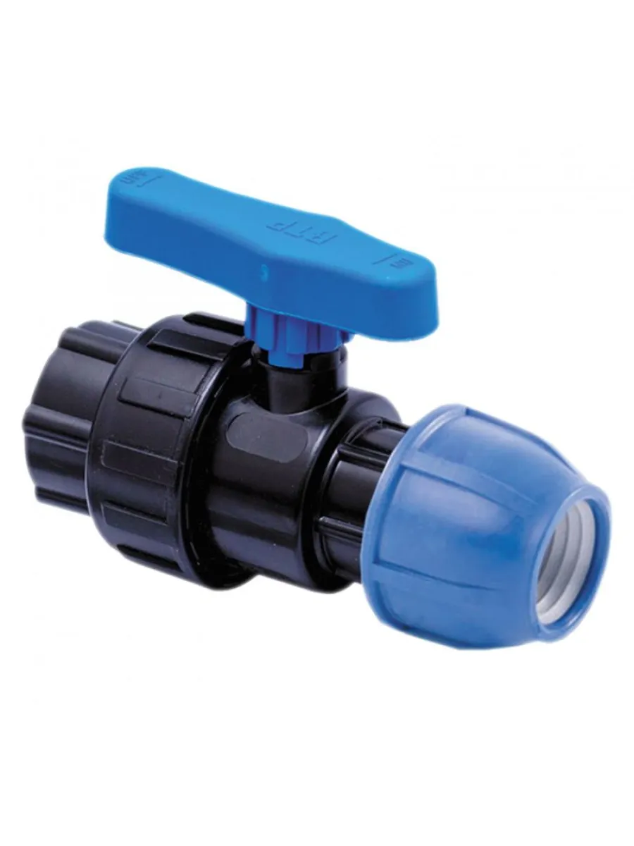 Кран шаровой компрессионный внутр. резьба d 20х3/4" PN16
