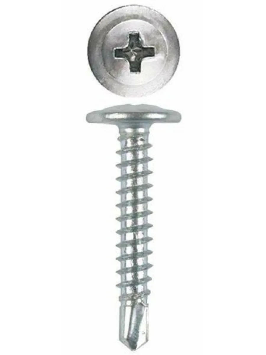 Саморезы с п/ш сверло оц 4,2х16 (упаковка 1000шт.) POWER FASTEN