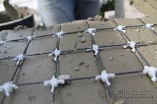 Сетка из базальтопластиковых арматурных стержней 50х50х0,5х2,0 из 2,2
