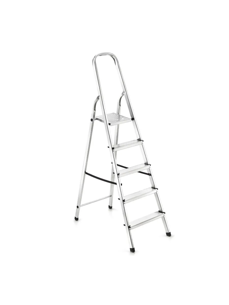 Лестница-стремянка  7 ступеней, алюминиевая, 1,56/2,27м