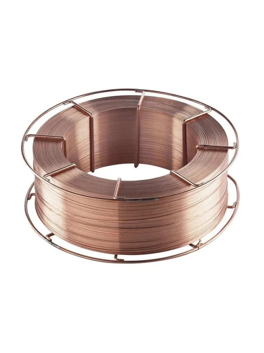 Проволока стальная сварочная ГОСТ 2246-70 Св08Г2с омедненная d 1,2 (бухта 18кг) СЗСМ