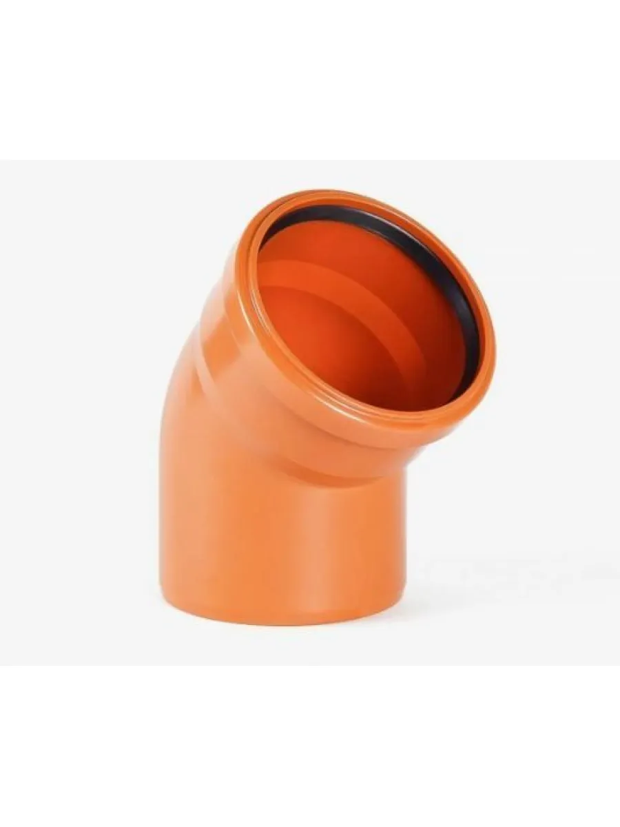 Отвод наружный НПВХ 110х30º SN4 ХЕМКОР
