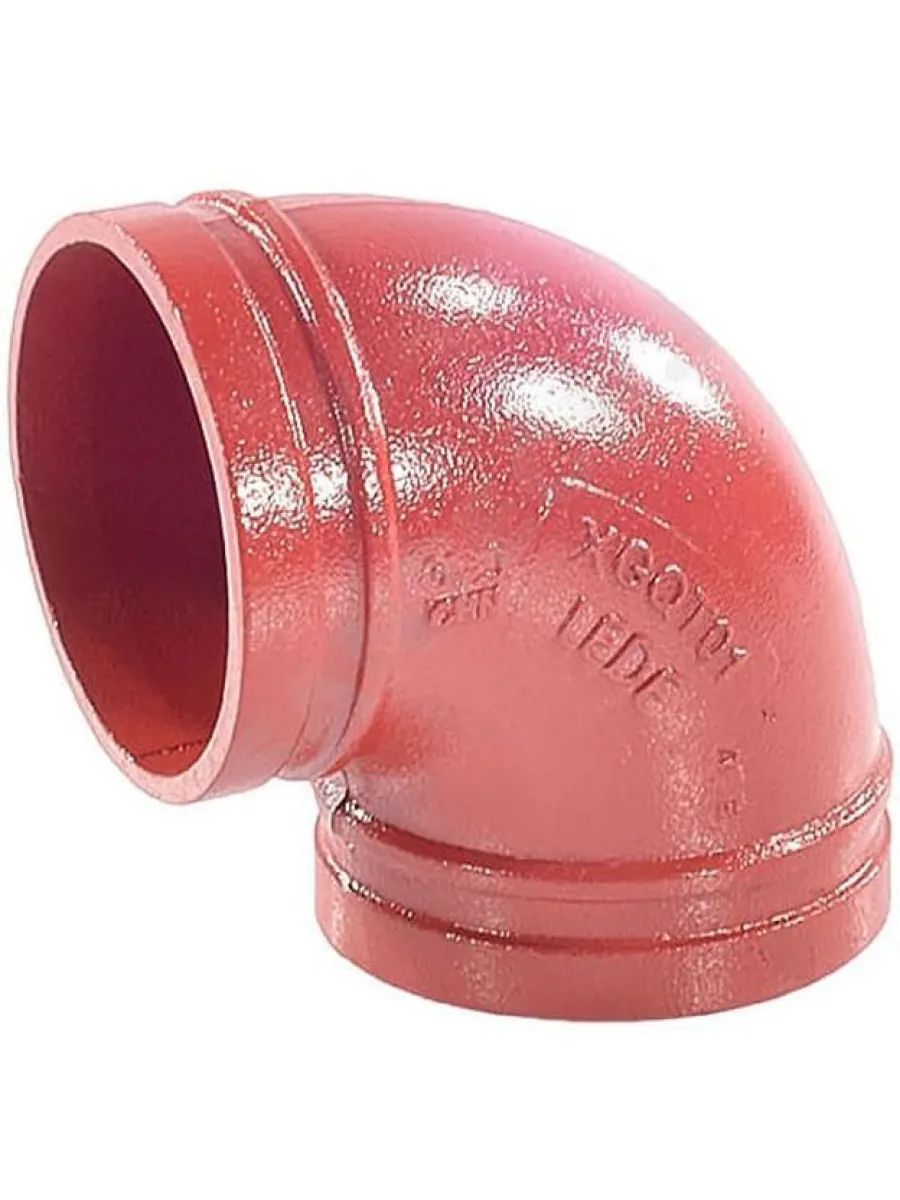 Отвод под муфту Ду40х90° грувлок