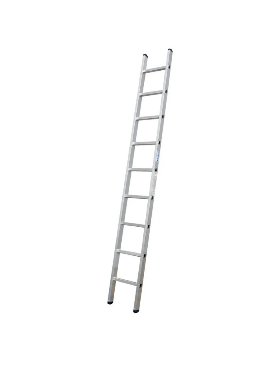 Алюминиевая односекционная лестница 13 ступеней 3,7 м Россия