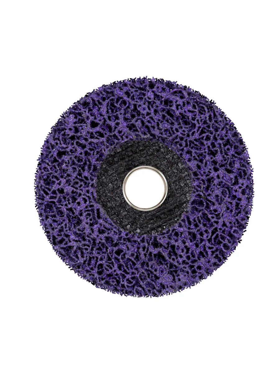 Круг зачистной полимерный коралловый Purple 125x22.2x15 мм (зернистость грубая) LASTING TOOLS