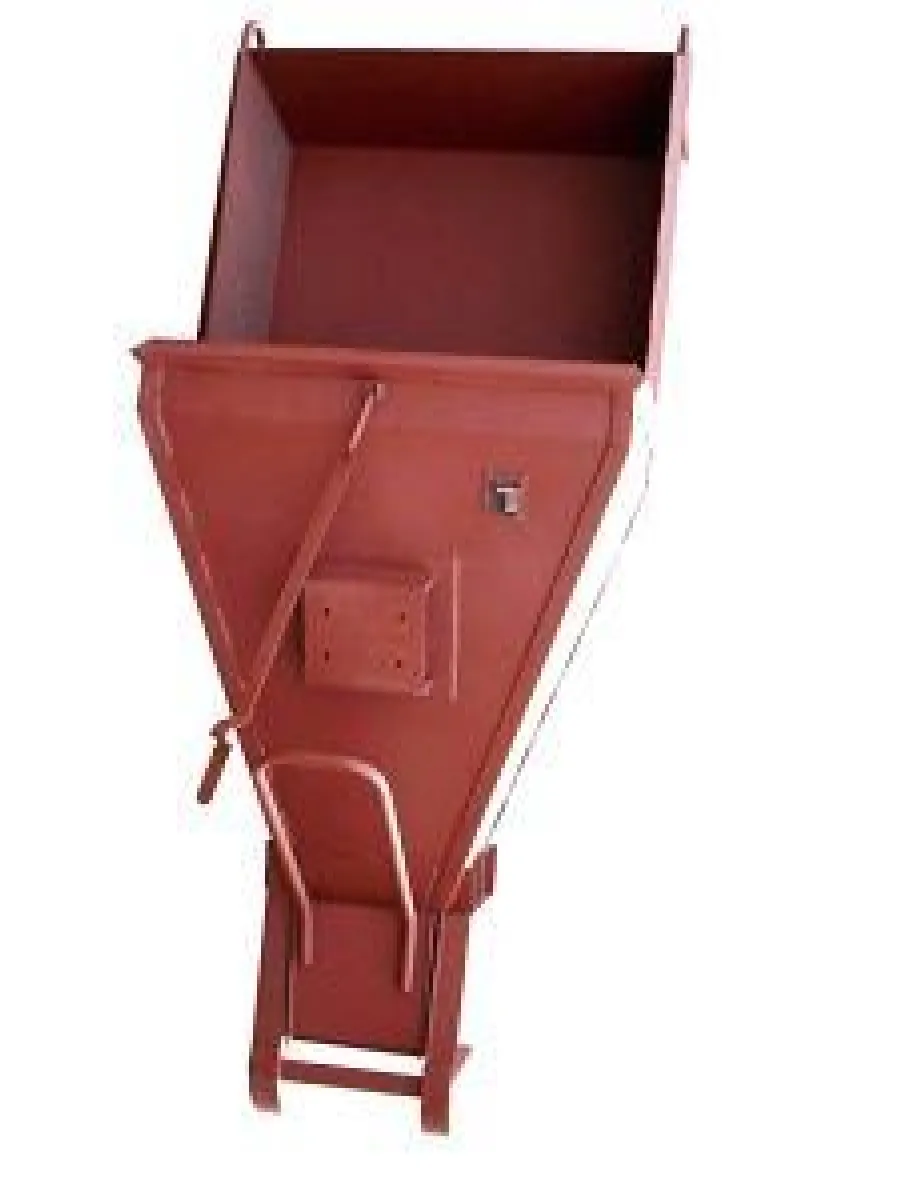 Бадья для бетона туфелька БП-1,6 (1,6м³) с затвором