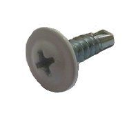 Саморезы с п/ш сверло 4,2х16 9003 белый сигнал (упаковка 1000шт.) POWER FASTEN