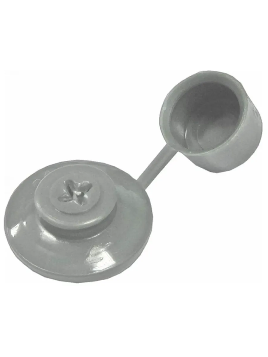 Шайбы кровельные с колпачком (цвет серый)