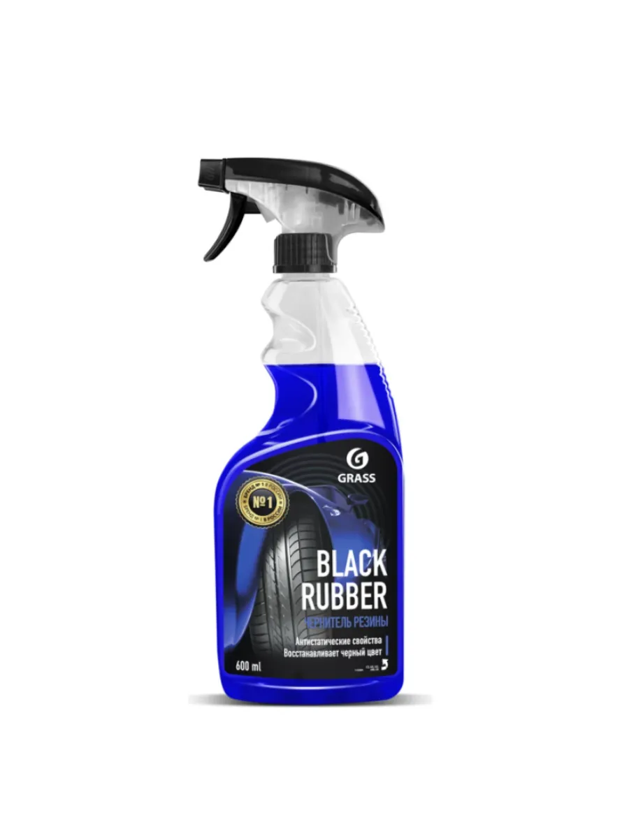 Полироль Чернитель резины GRASS Black rubber 600 мл