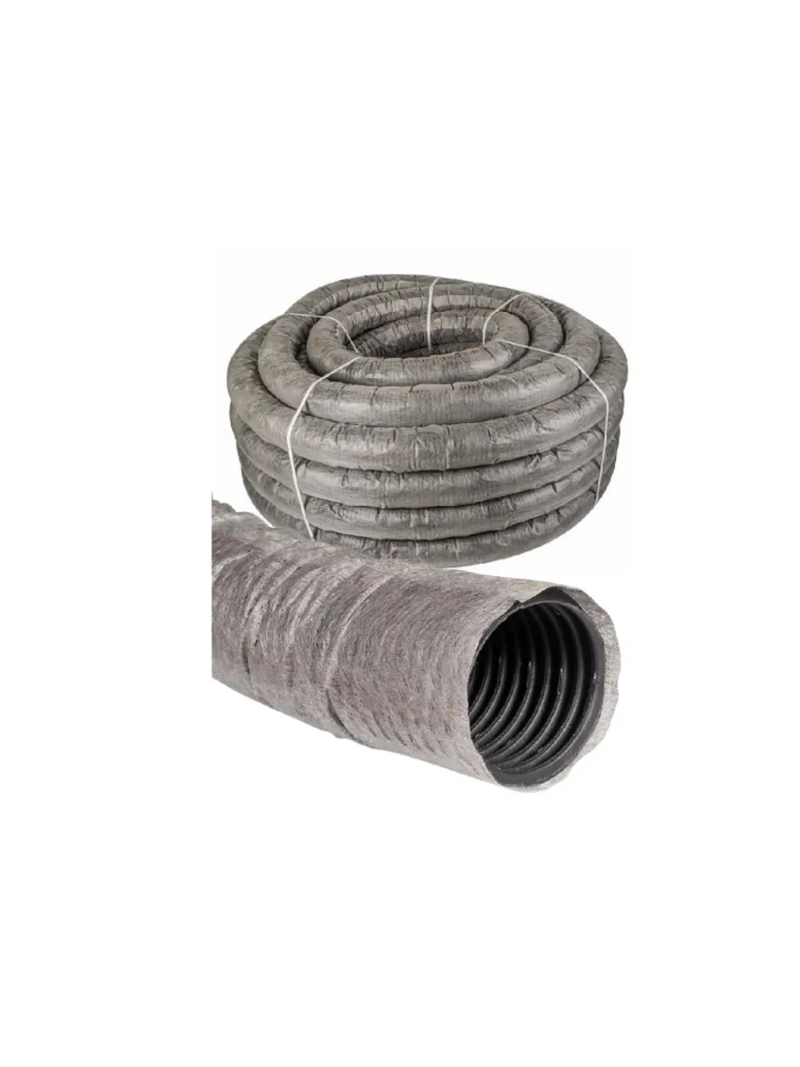 Труба дренажная защитная с перф. с геотканью D110 мм (SN4 односл.)