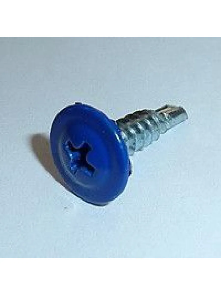 Саморезы с п/ш сверло 4,2х25 5005 синие (упаковка 1000шт.) POWER FASTEN