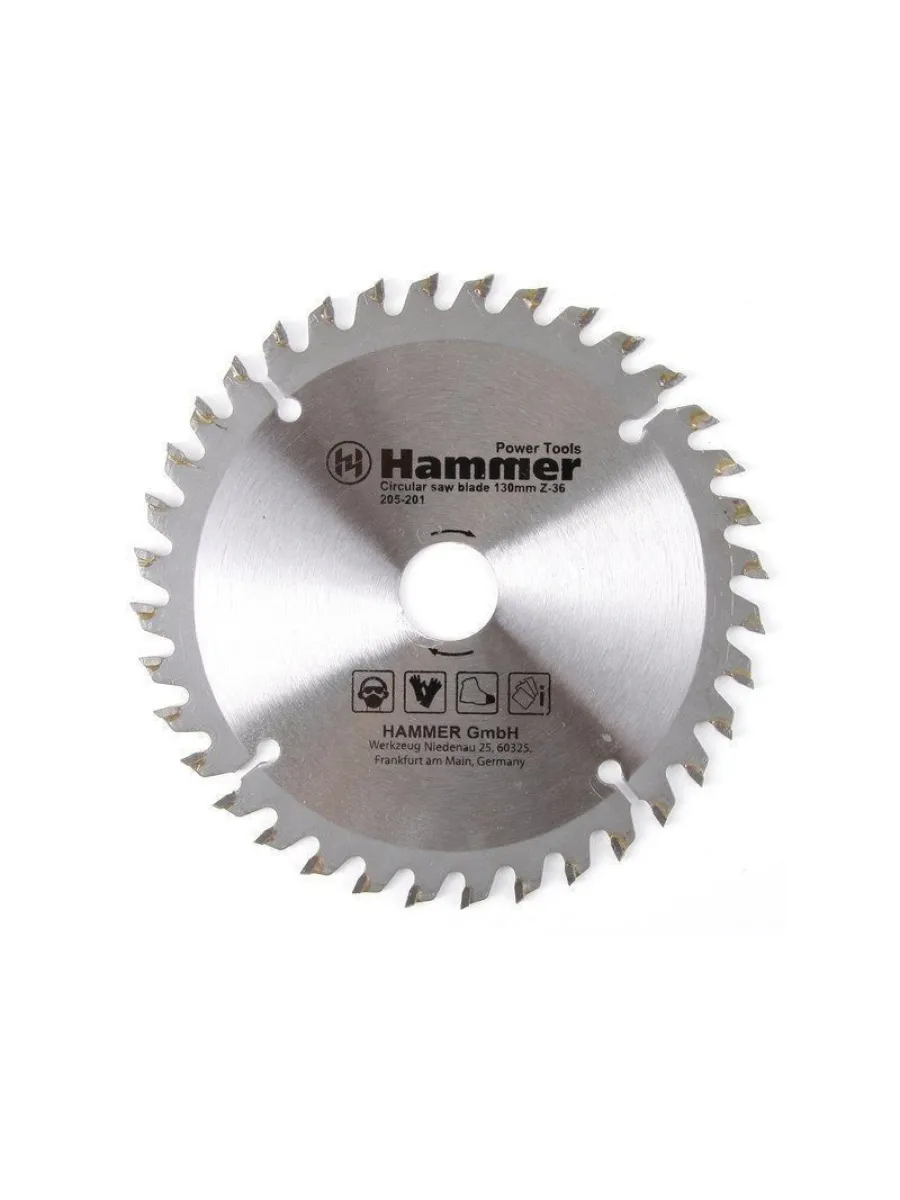 Пильный диск по дереву 130х20/16мм (20 зубьев) HammerFlex