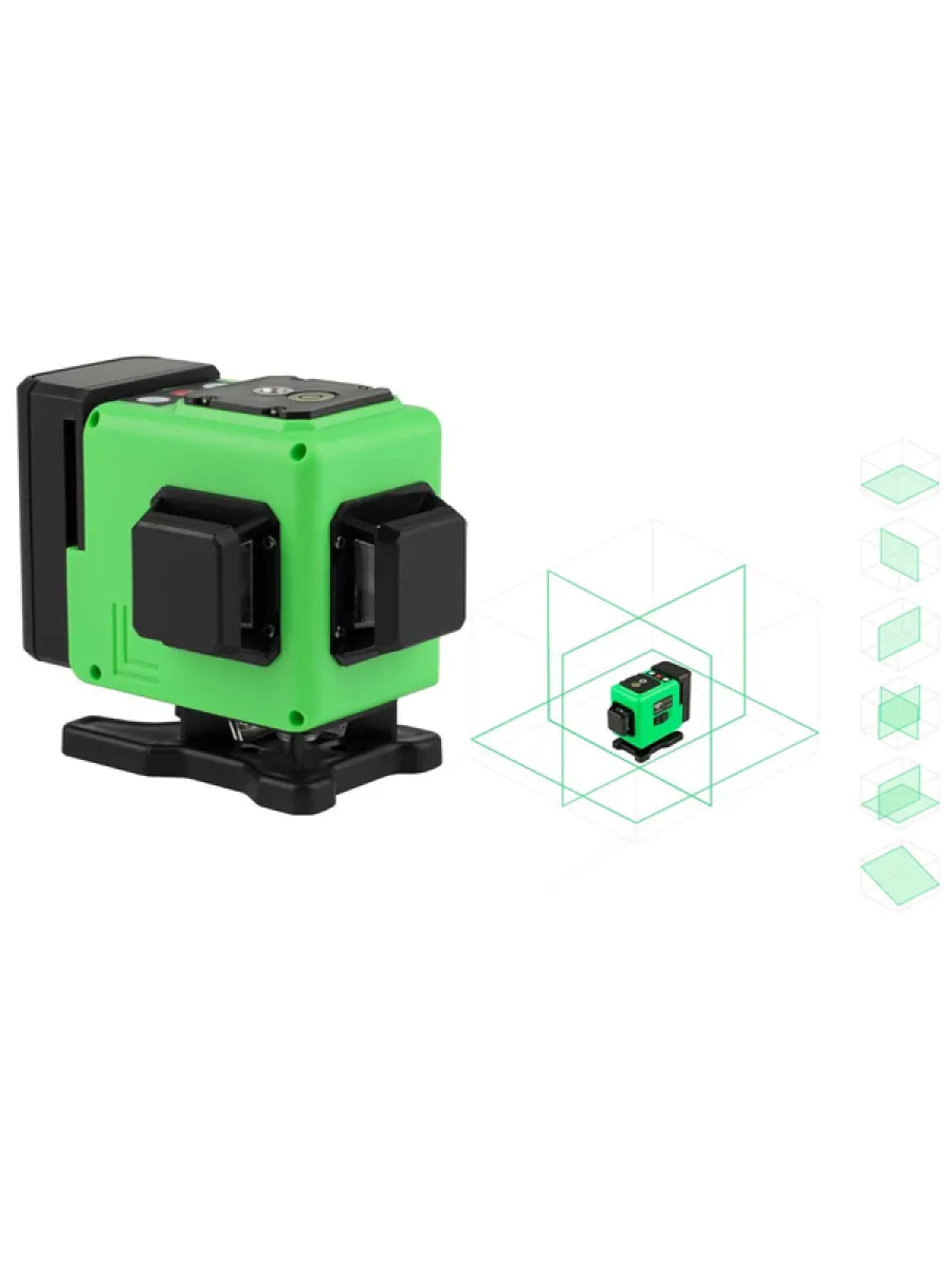 Нивелир лазерный 20м, точн. +/-3 мм/10 м AMO LN 3D-360-3