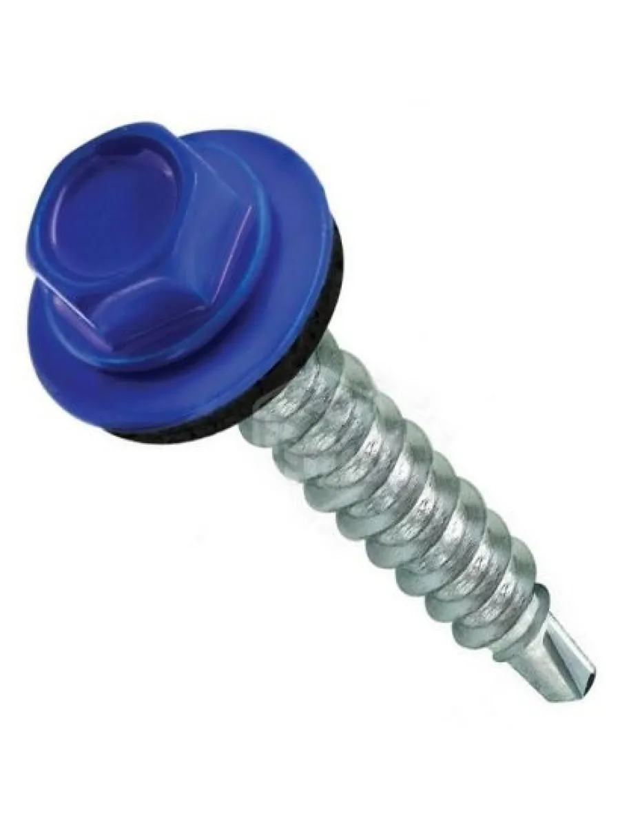 Саморезы ш/г 5002 ультрамарин 6,3х25 (упаковка 400шт.) POWER FASTEN