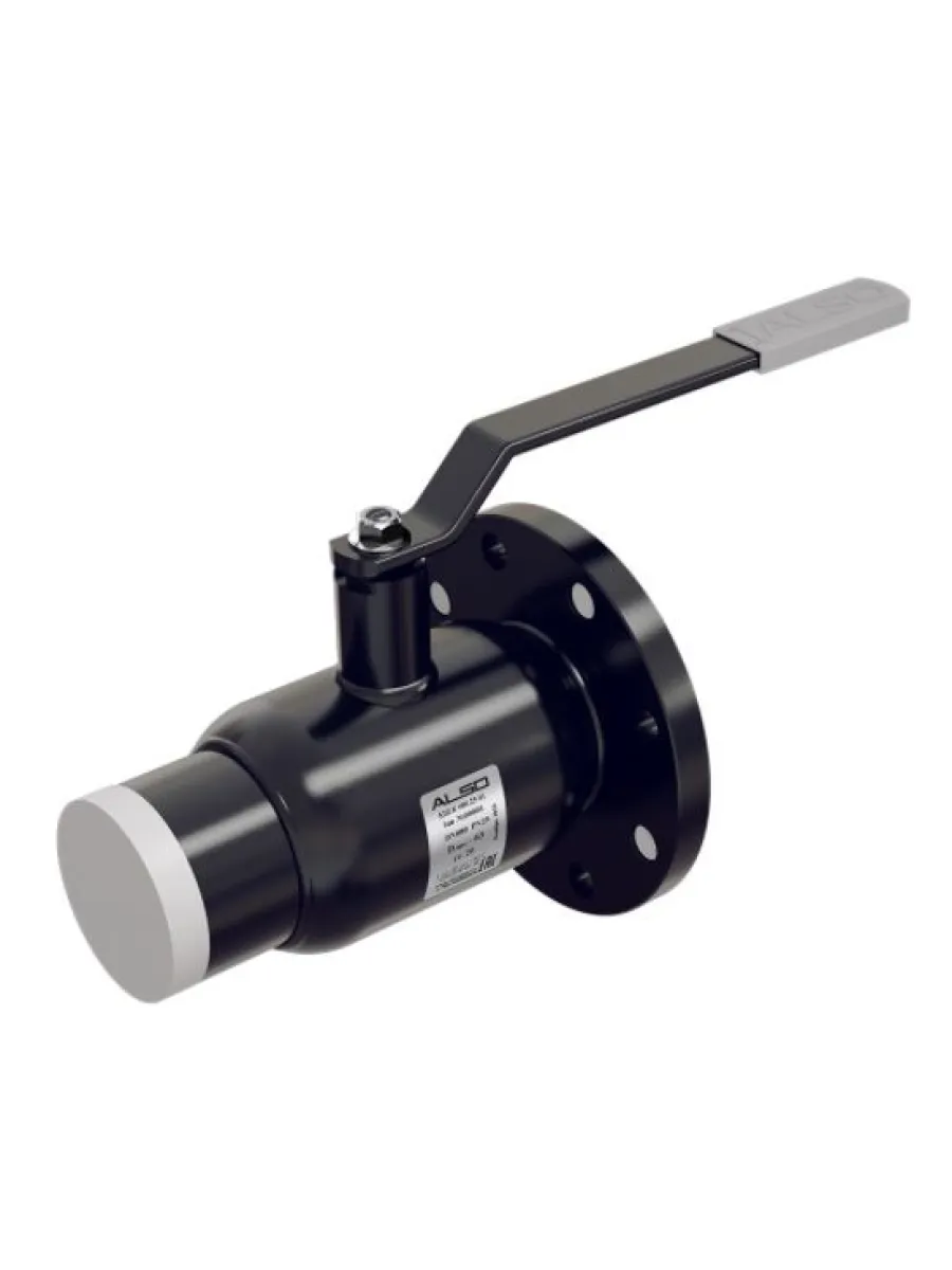 Кран шаровый ст.20 фланцевый/под приварку КШК Ду40 Ру40 ст.20 ALSO (L-207,5)