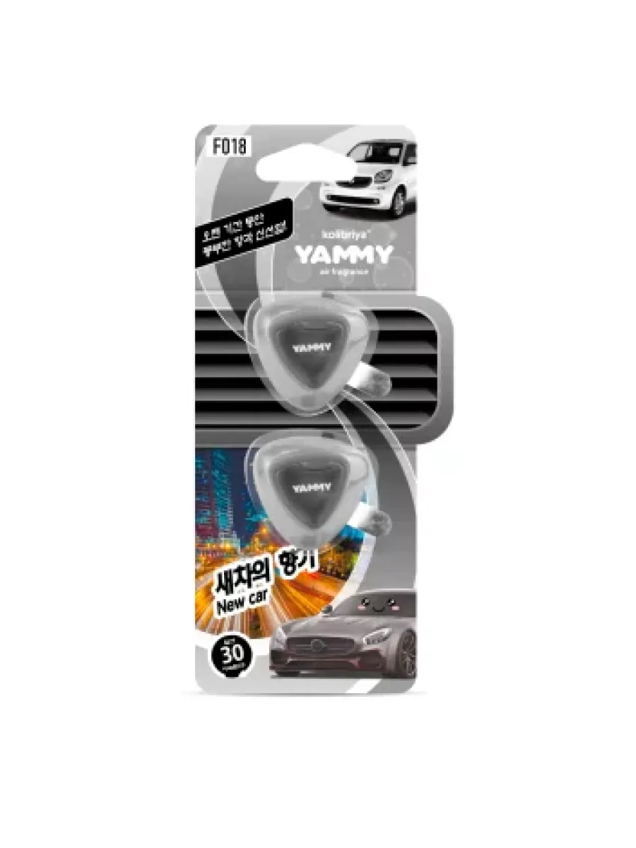 Ароматизатор на дефлектор YAMMY жидкий New car