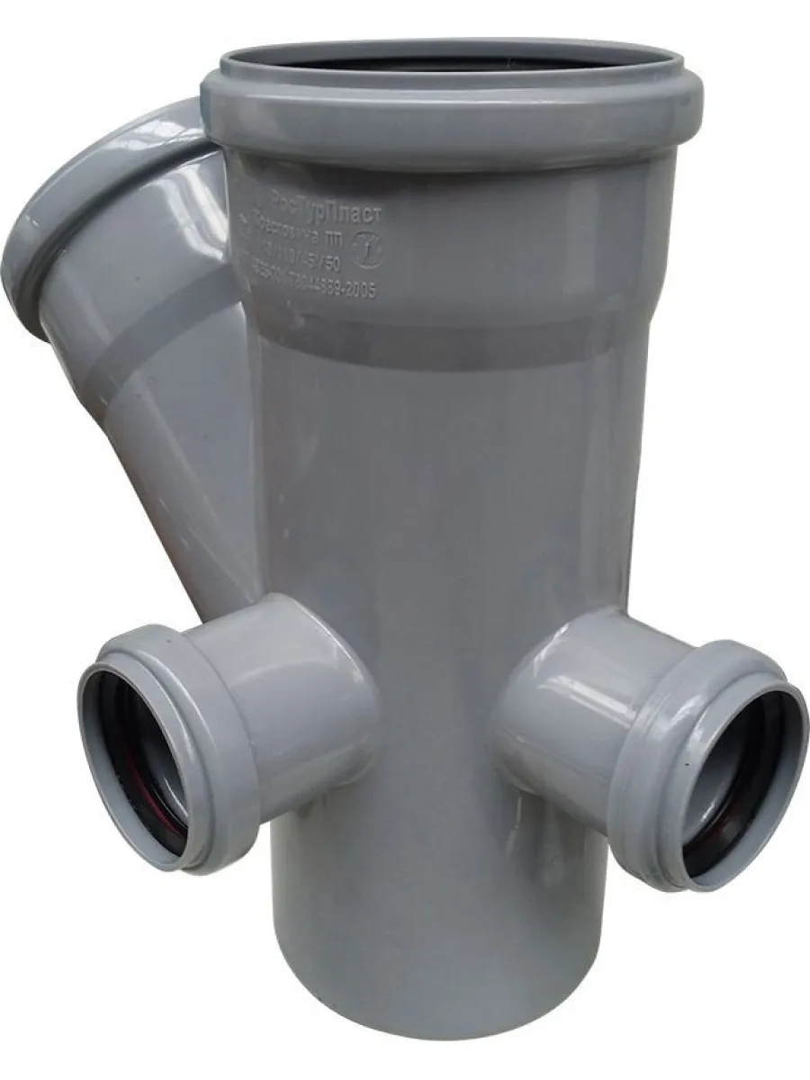 Крестовина двухплоскостная 110х110х45ºх50х50 (правая+тыл)