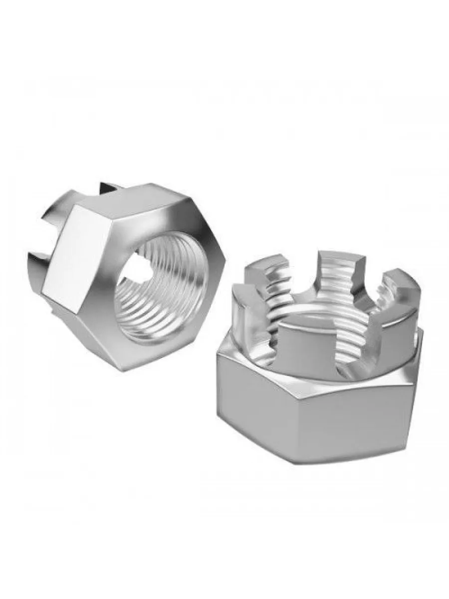 Гайка корончатая оцинкованная DIN 935 М16