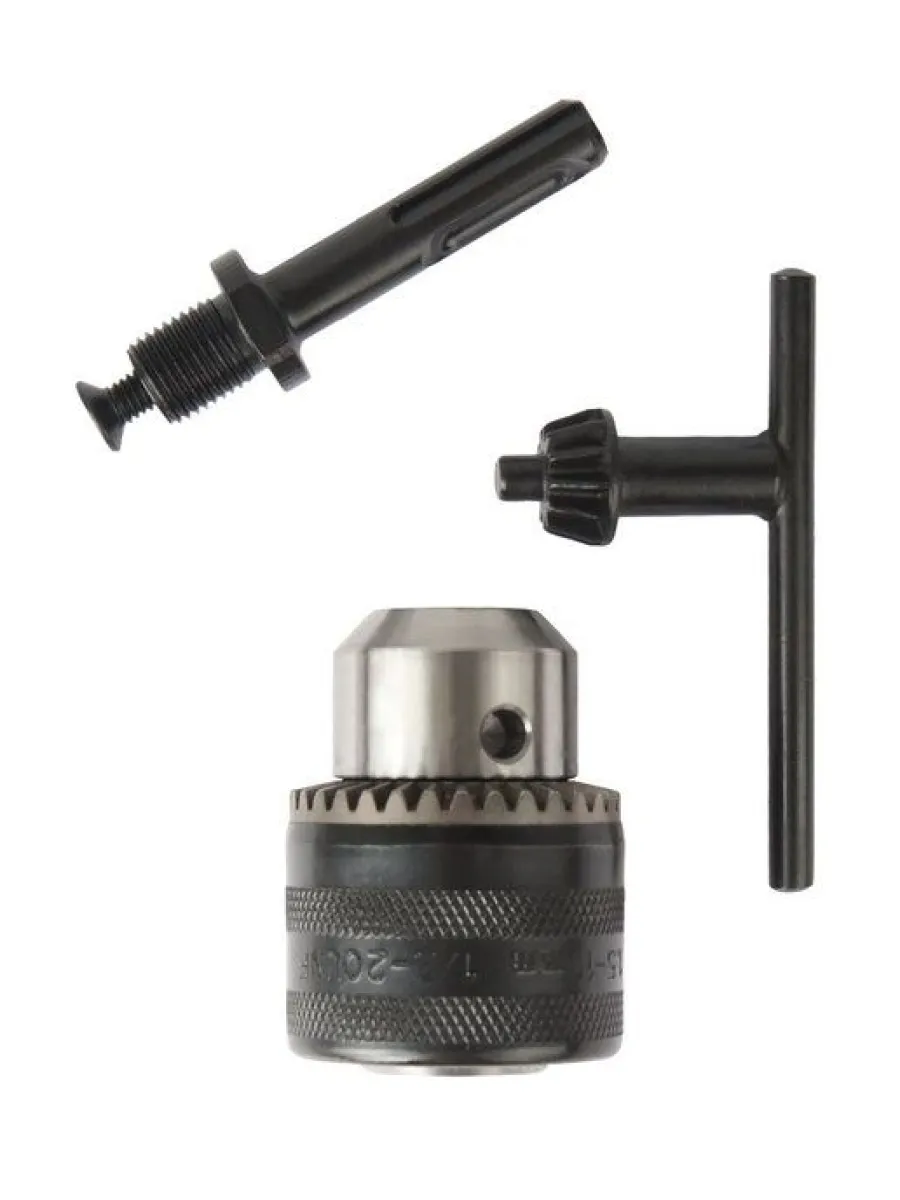 Патрон для дрели ключевой 1,5-16 мм-1/2" + переходник на SDS PLUS (LASTING TOOLS)