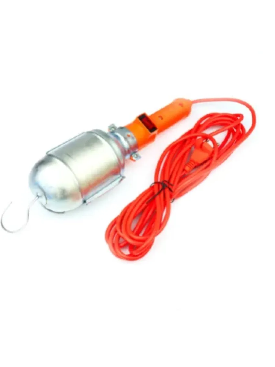 Фонарь-переноска 220V мет.защита, 5м