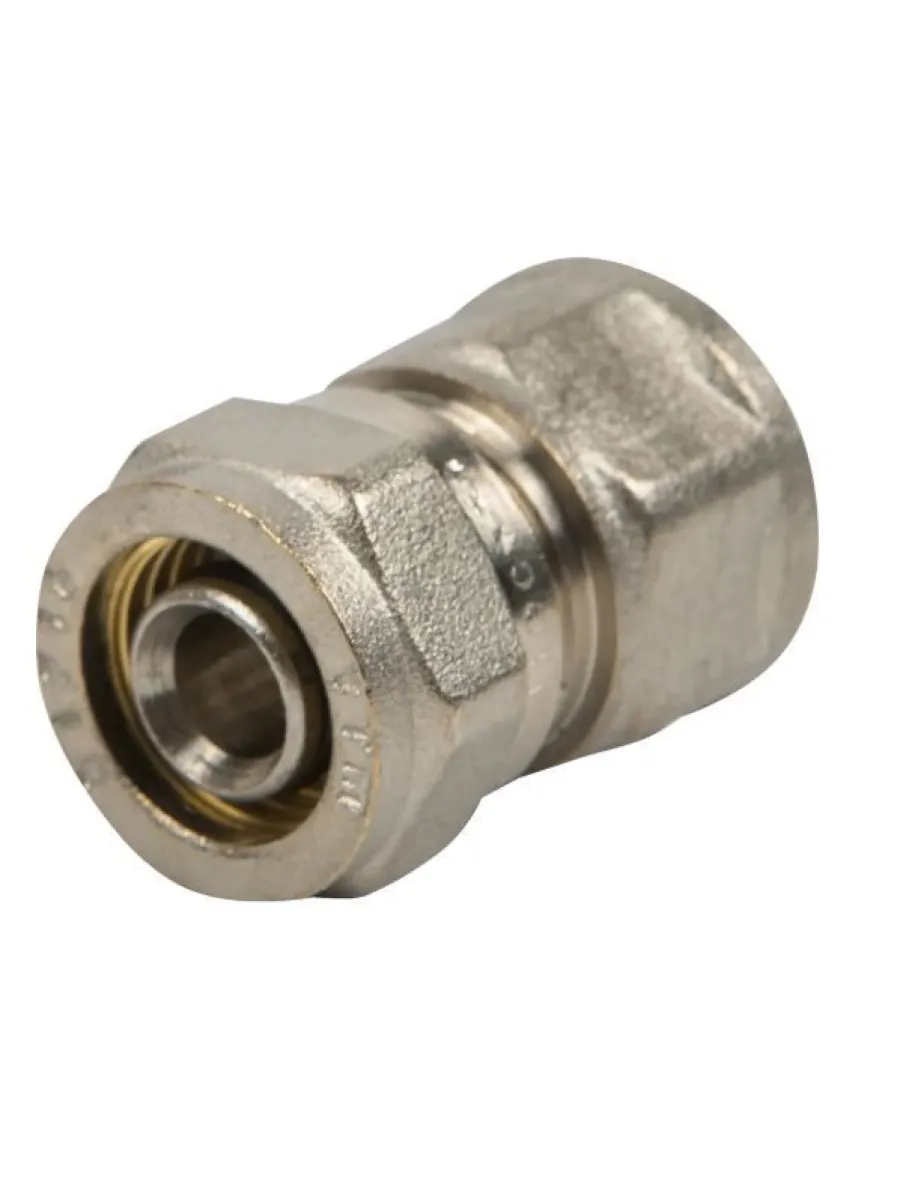 Муфта комбинированная 1/2"x16 мм ВР латунь 