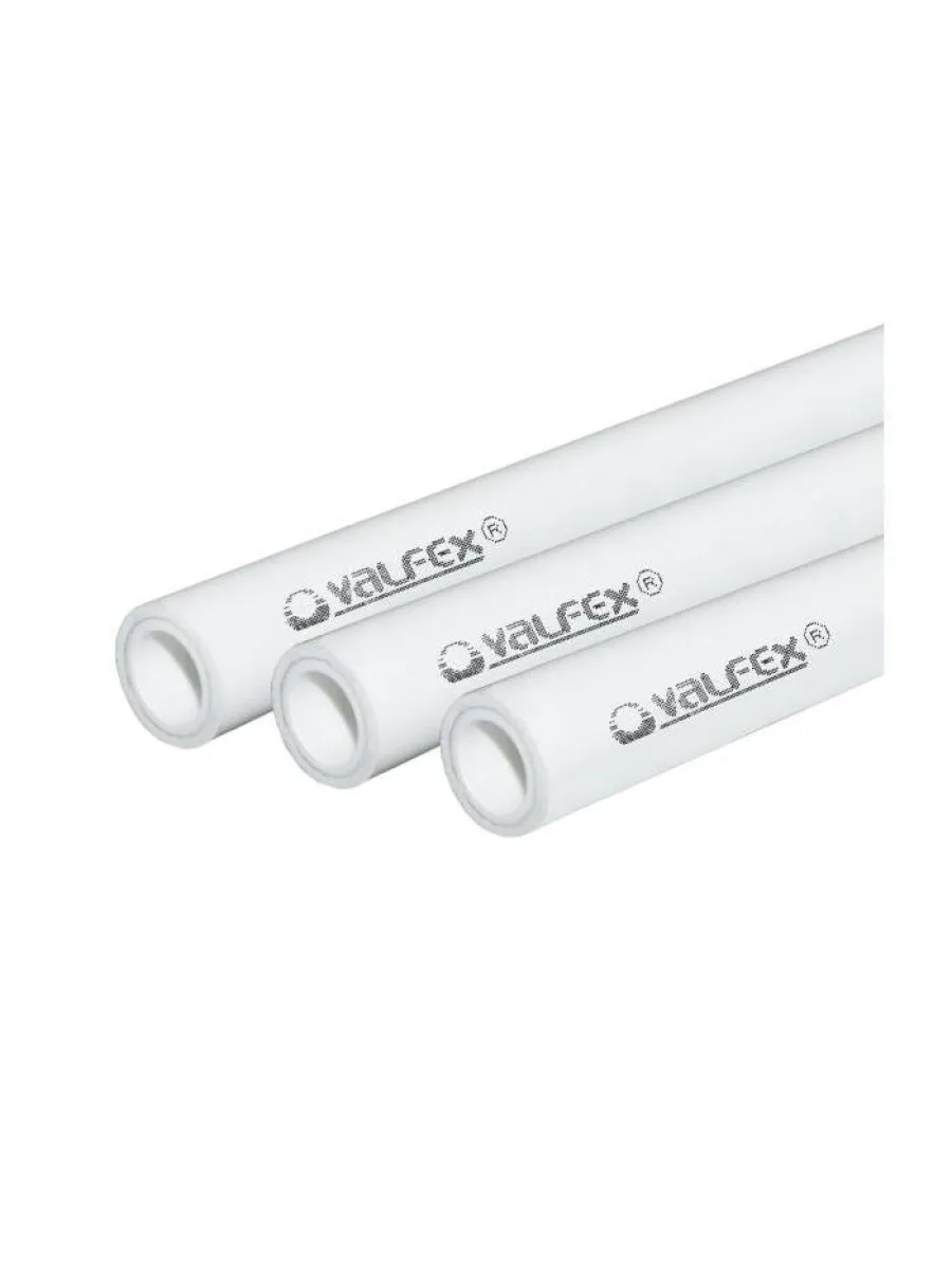 Труба полипропиленовая  25х4,2 мм горячая вода Ру 25 армированная алюминием Valfex (длина 4 метра)
