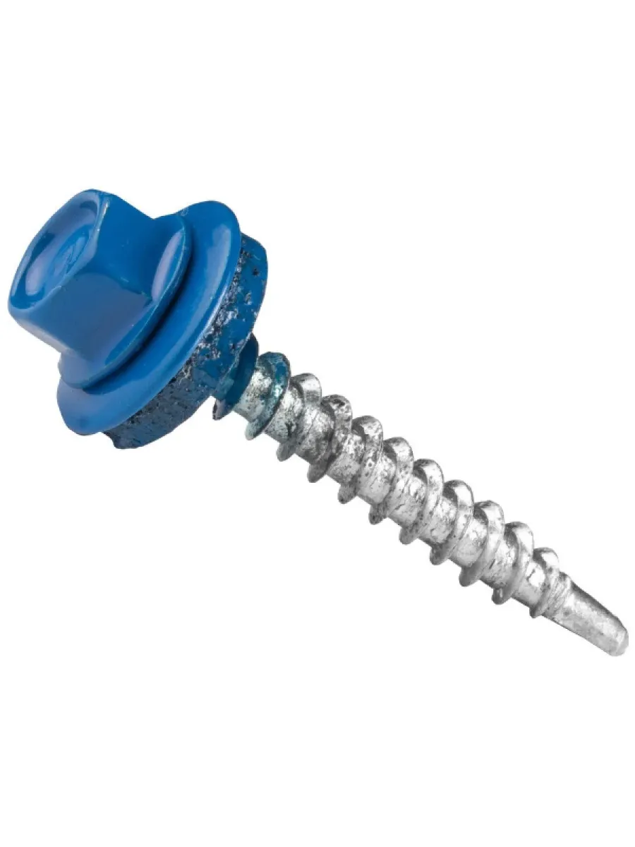 Саморезы ш/г 5005 ярко-синие 4,8х70