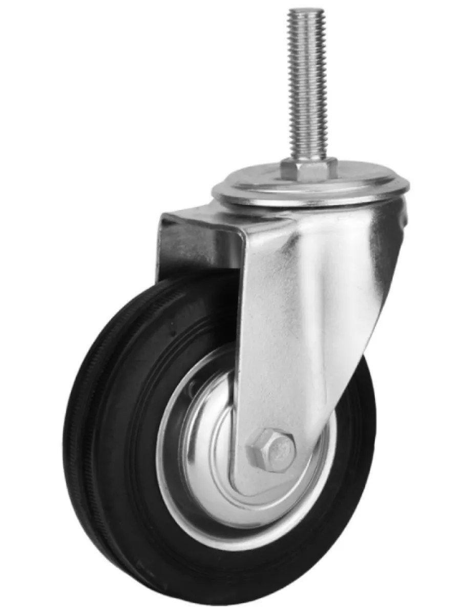 SCtb (63) Колесная опора, промышленная, поворотная с болтов. крепл. 160 мм с тормозом (грузоп.150кг)