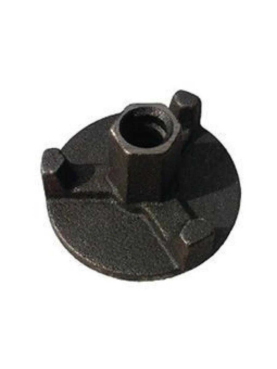 Гайка стяжного винта d100 мм трехрожковая без покрытия POWER FASTEN