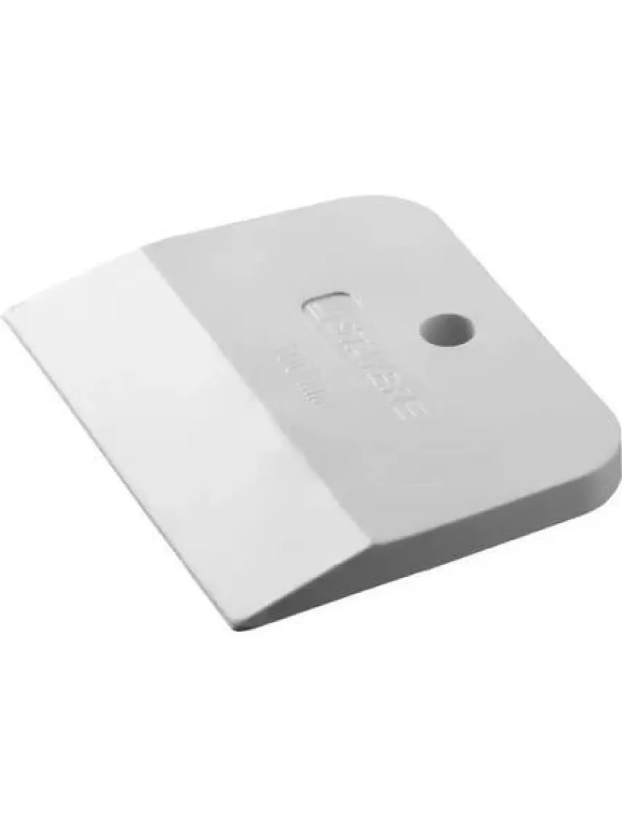 Шпатель резиновый 100мм белый/черный