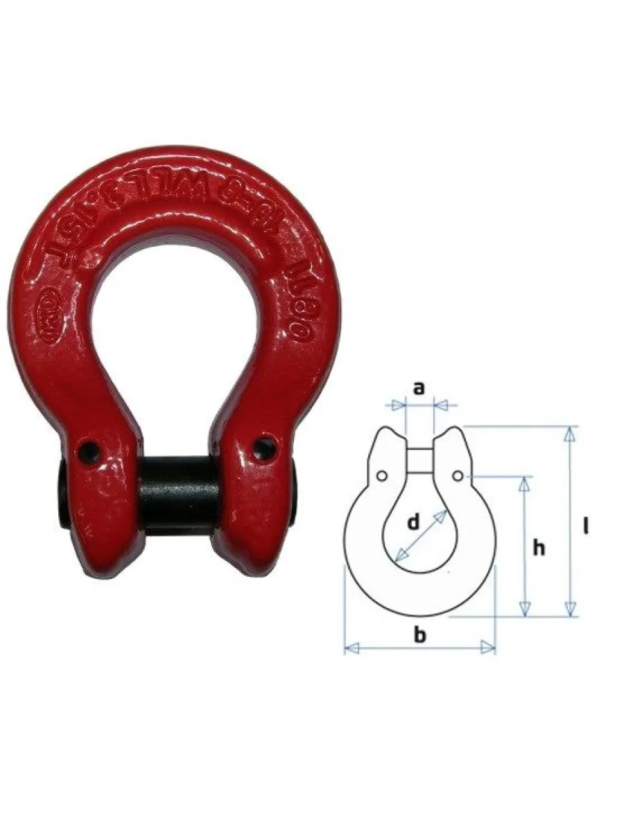 Соединитель омегообразный 13 мм (5,3 тн)