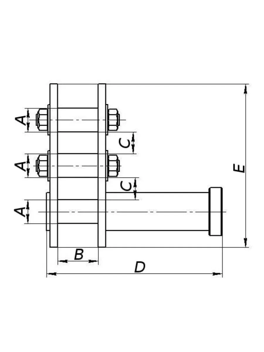 Захват замок Смаля  2,0тн ЗЗС-2,0